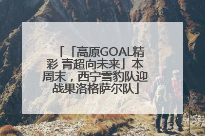 「高原GOAL精彩 青超向未来」本周末，西宁雪豹队迎战果洛格萨尔队