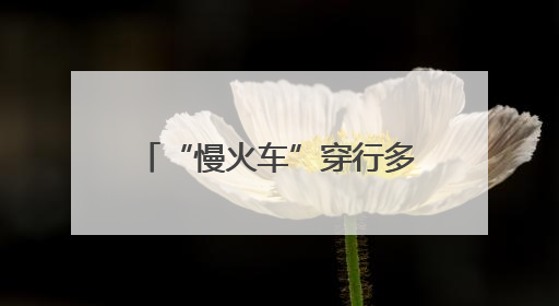 “慢火车”穿行多民族聚居区，架起便民“连心桥”