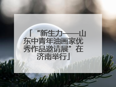 “新生力——山东中青年油画家优秀作品邀请展”在济南举行