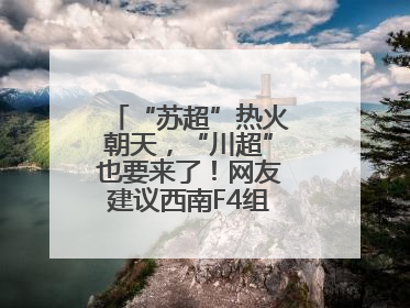 “苏超”热火朝天，“川超”也要来了！网友建议西南F4组建西甲联赛！