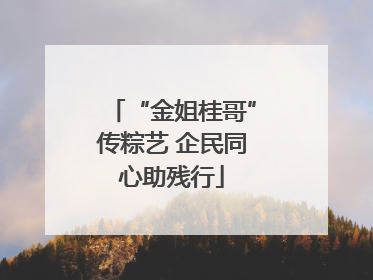 “金姐桂哥”传粽艺 企民同心助残行