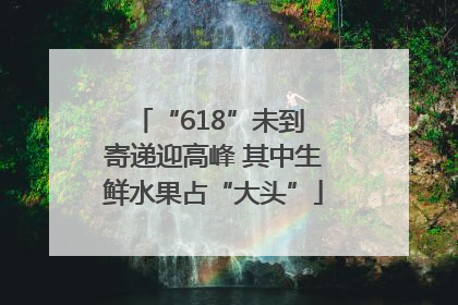 “618”未到 寄递迎高峰 其中生鲜水果占“大头”