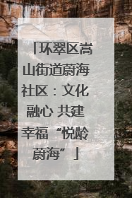环翠区嵩山街道蔚海社区：文化融心 共建幸福“悦龄蔚海”