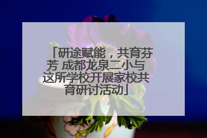 研途赋能，共育芬芳 成都龙泉二小与这所学校开展家校共育研讨活动