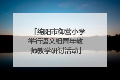 绵阳市御营小学举行语文组青年教师教学研讨活动