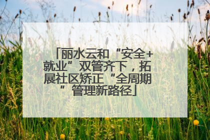 丽水云和“安全+就业”双管齐下，拓展社区矫正“全周期”管理新路径