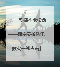 一刻都不敢松劲——湖南桑植防汛救灾一线直击