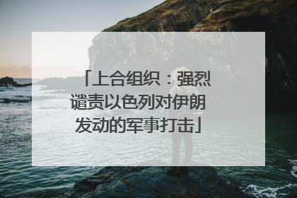 上合组织：强烈谴责以色列对伊朗发动的军事打击