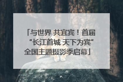 与世界 共宜宾！首届“长江首城 天下为宾”全国主题摄影季启幕