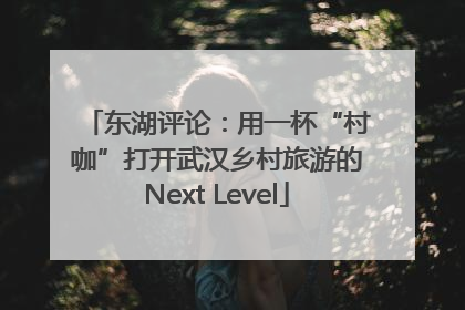 东湖评论：用一杯“村咖”打开武汉乡村旅游的Next Level