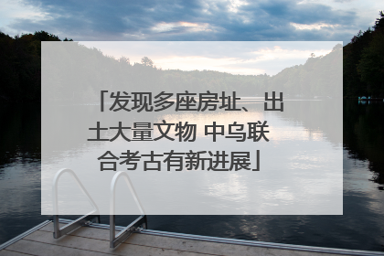 发现多座房址、出土大量文物 中乌联合考古有新进展