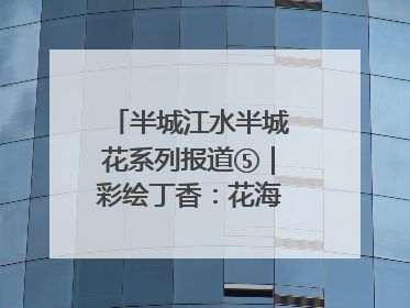 半城江水半城花系列报道⑤｜彩绘丁香：花海映照一座城