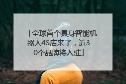 全球首个具身智能机器人4S店来了，近30个品牌将入驻