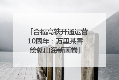 合福高铁开通运营10周年：万里茶香绘就山海新画卷
