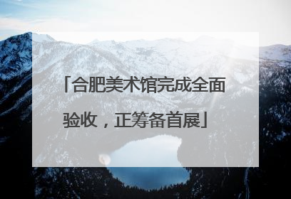 合肥美术馆完成全面验收，正筹备首展