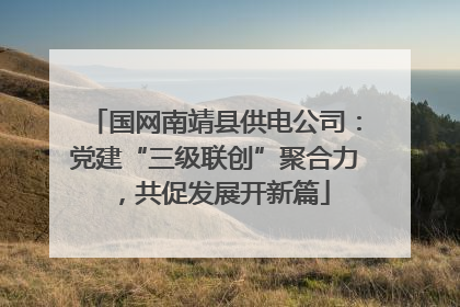 国网南靖县供电公司：党建“三级联创”聚合力，共促发展开新篇