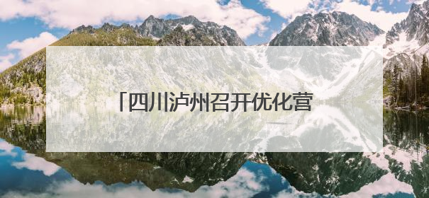 四川泸州召开优化营商网络环境专项行动工作推进会 涉企网络乱象集中整治初见成效