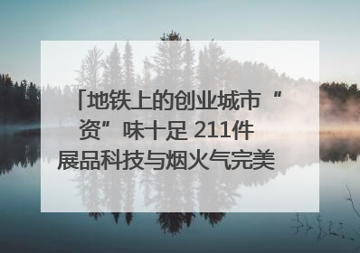 地铁上的创业城市“资”味十足 211件展品科技与烟火气完美融合｜西博视界