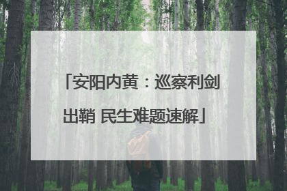 安阳内黄：巡察利剑出鞘 民生难题速解