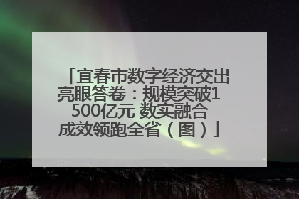 宜春市数字经济交出亮眼答卷：规模突破1500亿元 数实融合成效领跑全省（图）
