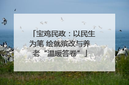 宝鸡民政：以民生为笔 绘就殡改与养老“温暖答卷”