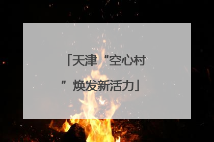 天津“空心村”焕发新活力