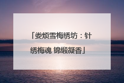 娄烦雪梅绣坊：针绣梅魂 锦缎凝香