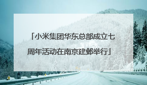 小米集团华东总部成立七周年活动在南京建邺举行