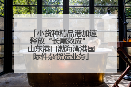 小货种精品港加速释放“长尾效应” 山东港口渤海湾港国际件杂货运业务