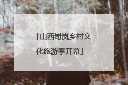 山西岢岚乡村文化旅游季开幕