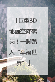 巨型3D地画空降鹤岗！一脚踏入“幸福世界”