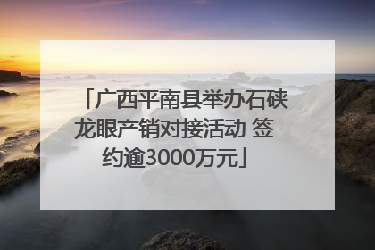 广西平南县举办石硖龙眼产销对接活动 签约逾3000万元