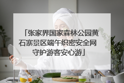 张家界国家森林公园黄石寨景区端午织密安全网 守护游客安心游
