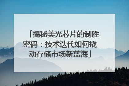 揭秘美光芯片的制胜密码：技术迭代如何撬动存储市场新蓝海