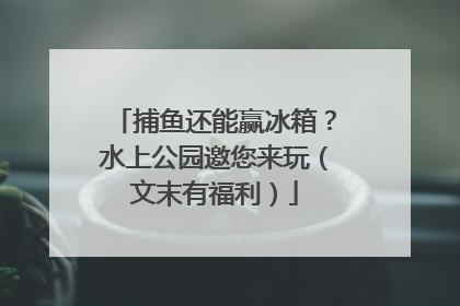 捕鱼还能赢冰箱？水上公园邀您来玩（文末有福利）