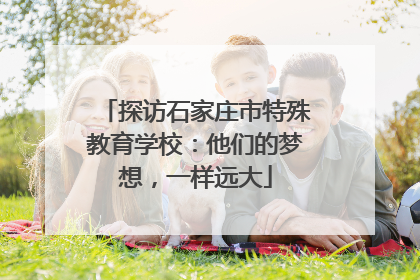 探访石家庄市特殊教育学校：他们的梦想，一样远大
