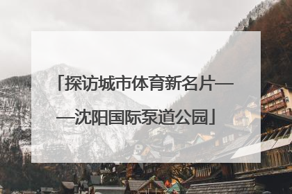 探访城市体育新名片——沈阳国际泵道公园
