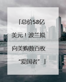 总价58亿美元！波兰拟向美购数百枚“爱国者”