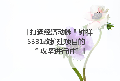 打通经济动脉！钟祥S331改扩建项目的“ 攻坚进行时”