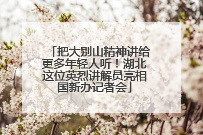 把大别山精神讲给更多年轻人听！湖北这位英烈讲解员亮相国新办记者会