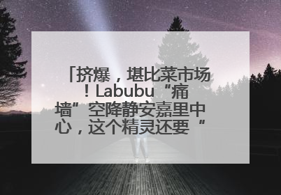 挤爆，堪比菜市场！Labubu“痛墙”空降静安嘉里中心，这个精灵还要“突袭”便利店？