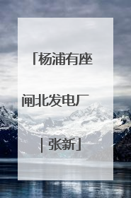 杨浦有座闸北发电厂｜张新