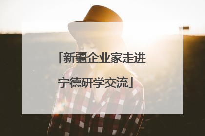 新疆企业家走进宁德研学交流