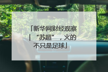 新华网财经观察｜“苏超”，火的不只是足球