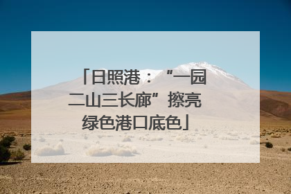 日照港：“一园二山三长廊”擦亮绿色港口底色
