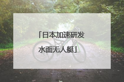 日本加速研发水面无人艇