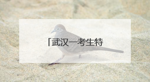 武汉一考生特意卡点走进考场，家长解释：太早进去会紧张