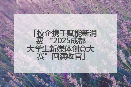 校企携手赋能新消费 “2025成都大学生新媒体创意大赛”圆满收官