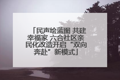 民声绘蓝图 共建幸福家 六合社区亲民化改造开启“双向奔赴”新模式