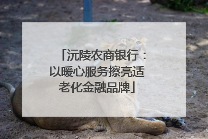 沅陵农商银行：以暖心服务擦亮适老化金融品牌